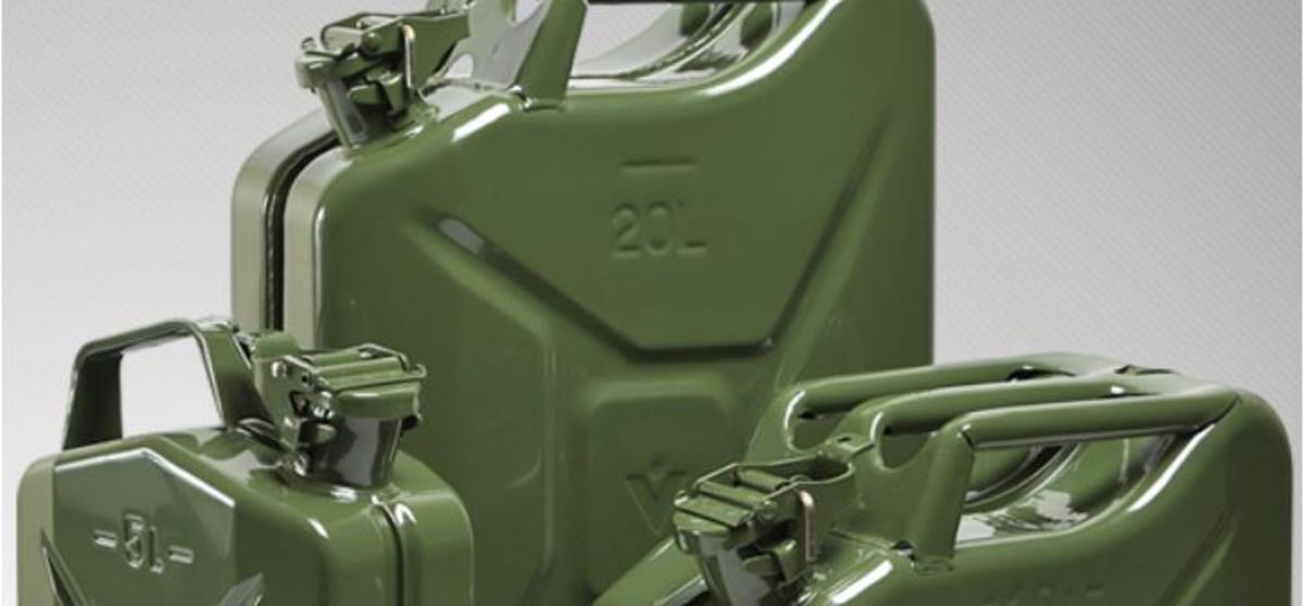 5 Gallon Jerry Can Fuel Steel Tank Green Military NATO 20l Gasoline Storage for sale online 